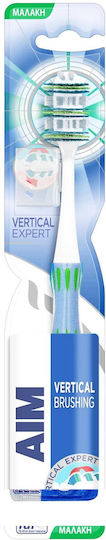 AIM Vertical Expert Manual Toothbrush Soft Light Blue 1pcs