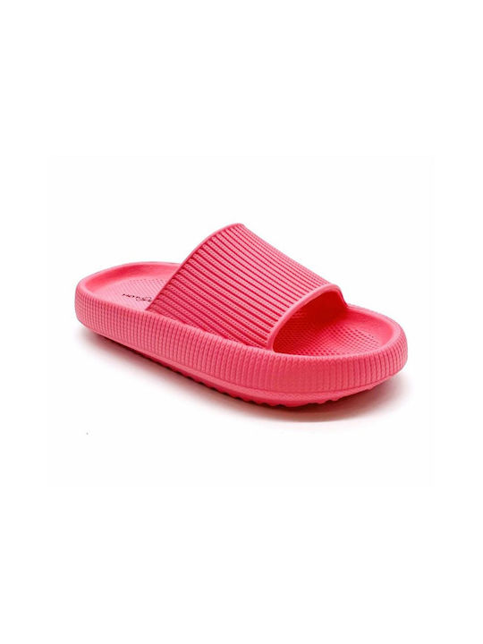 FMS Frauen Flip Flops in Fuchsie Farbe