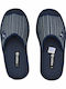 Men's Printed Slippers Blue
