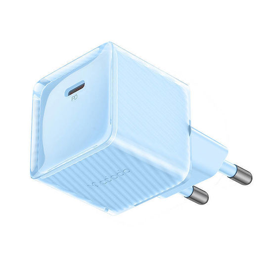 Mcdodo Зарядно без кабел GaN 20W Power Delivery Син (CH-3772)