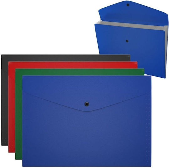 ErichKrause Folder with Button for Paper A4 (Μiscellaneous colours)