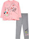 Kinder-Set mit Leggings Winter 2Stück Rosa