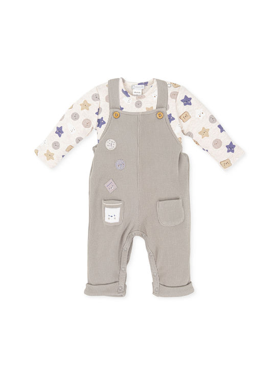 Tutto Piccolo Kids Set with Pants Winter 2pcs Beige