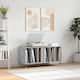vidaXL Hi-Fi Furniture Gray 38x100x48cm
