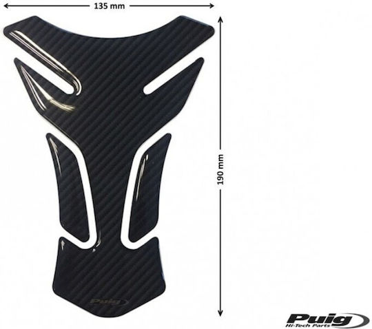 Puig Adhesive Tank Protection Gray