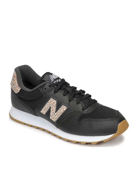 New Balance 500 Γυναικεία Sneakers Μαύρα