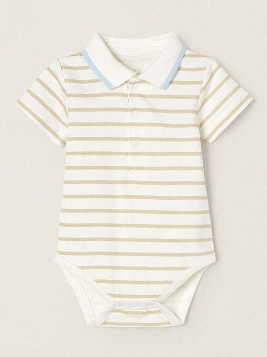 Zippy Babystrampler Kurzärmelig Beige