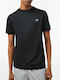 Lacoste Men's Athletic T-shirt Short Sleeve Black