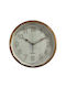 Wall Clock Plastic Gold Ø26cm