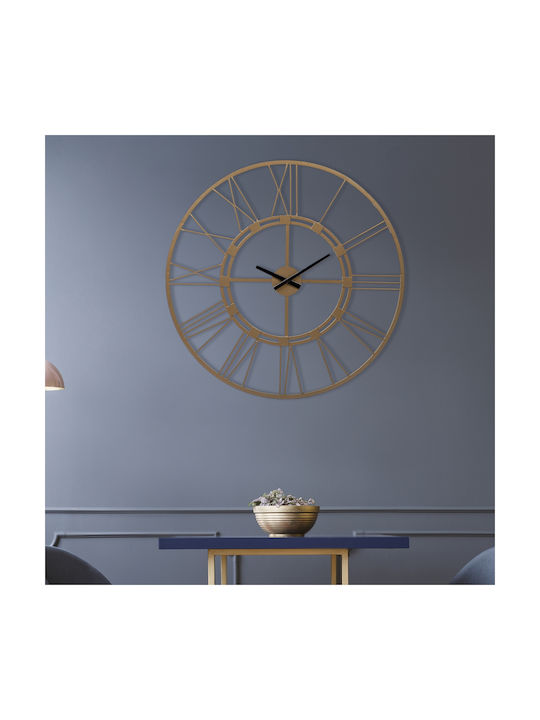 Womo design Silent Antique Wall Clock Gold Ø92cm