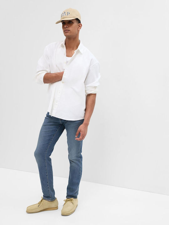 Men's Jeans Pants with Slim Fit Blue