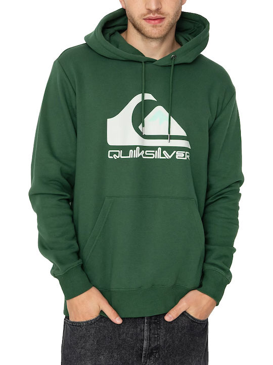 Big Logo Sweatshirt with Hood Green
