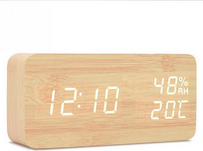 Rechargeable Digital Wooden Beige