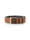 Gad Men's Leather Belt Tabac Brown