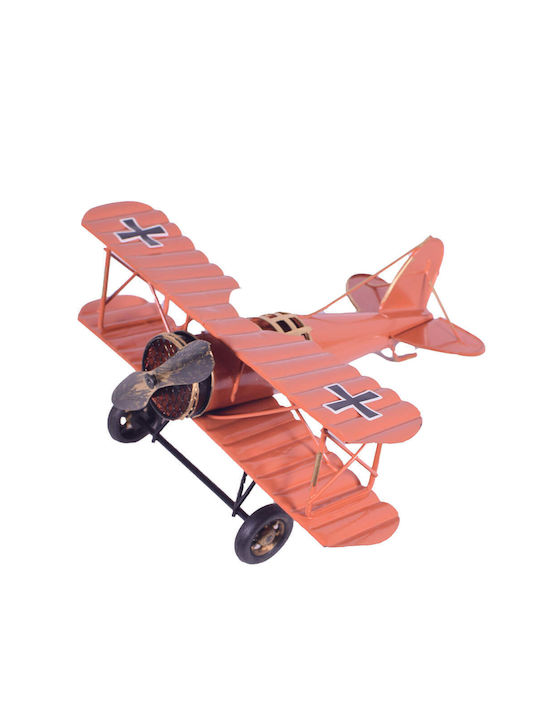 SP Souliotis Antic Avion Decorativ Metalic 21cm 1buc