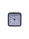 Tradesor Tabletop Clock with Indicators Plastic with Alarm Clock Black 005124_b