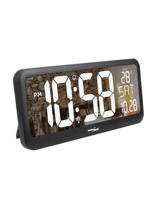 Green Blue Tabletop Digital Clock with Alarm GB214