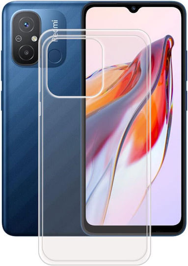 Slim 2 mm Back Cover Σιλικόνης 2mm Σετ με Τζαμάκι Διάφανο (Xiaomi Redmi 12C / Redmi 11A)