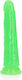 Shots Glass Dildo with Balls and Suction Cup Green 15.5cm