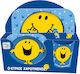 Alouette Σετ Φαγητού Mr. Happy από Bamboo Μπλε 5τμχ