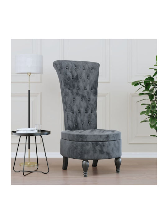 Catifelat Gri 56x72.5x108cm