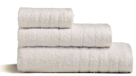 Melinen Handtuch Fresca 30x50εκ. Ecru Gewicht 500gr/m²