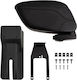 vidaXL Car Leather Armrest for Lada Kalina Black