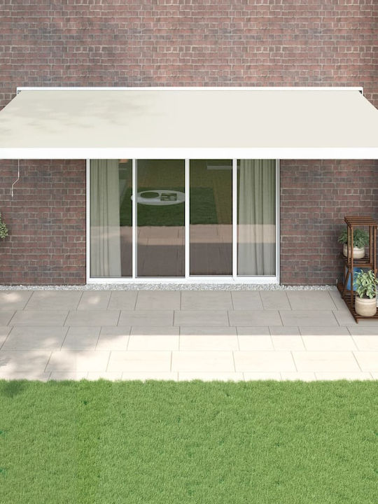 vidaXL Terrace Wall Tent Beige 5x3cm