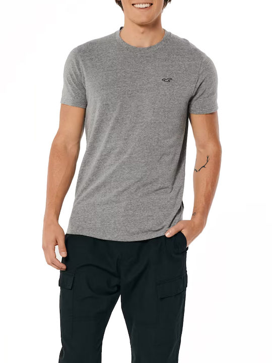 Hollister Men's Short Sleeve T-shirt Gray