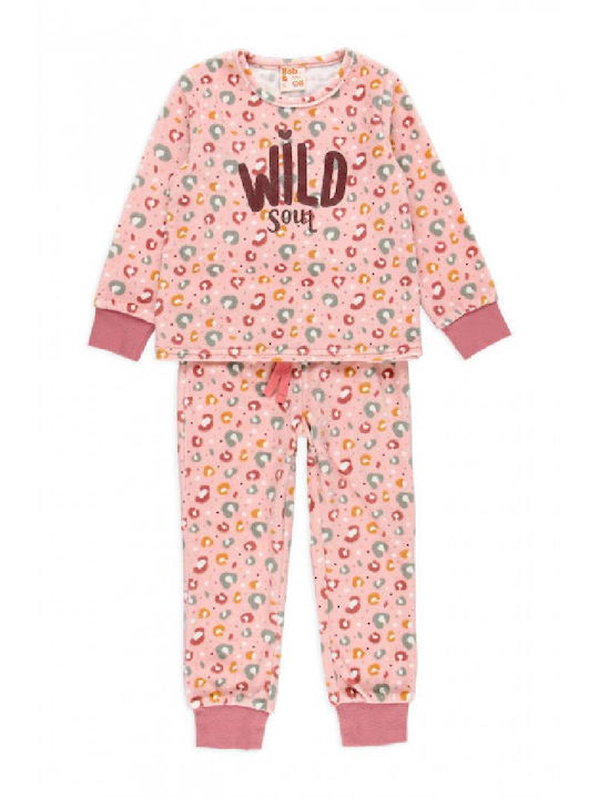 Boboli Kinder Schlafanzug Winterlich Baumwoll Rosa