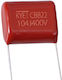 Πυκνωτής Πολυεστέρα (MKT) 100nF 400V CBB22