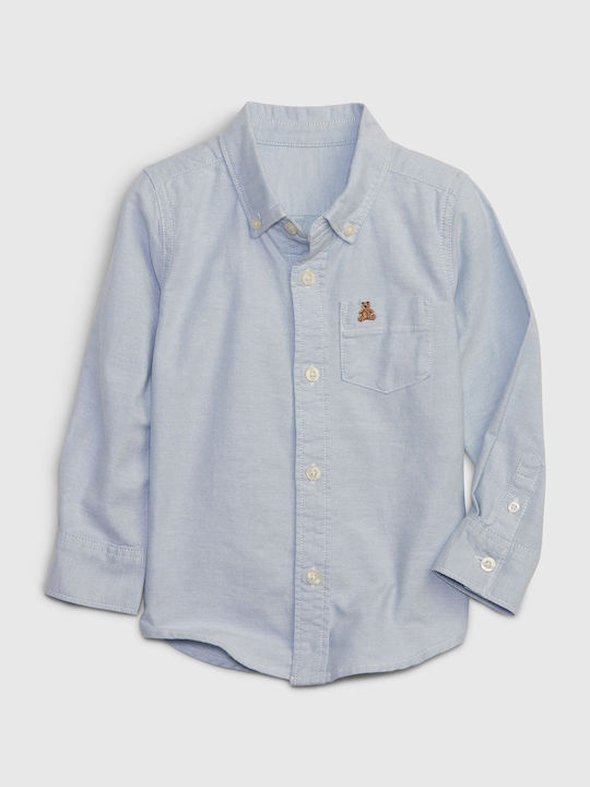 GAP Kids Shirt Blue Oxford