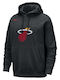 Miami Heat Φούτερ με Κουκούλα Μαύρο