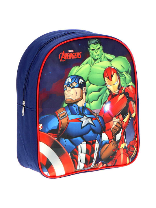 Difuzed Avengers School Bag Shoulder Kindergarten in Blue color