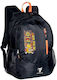 Takeposition School Bag Backpack Junior High-High School Black with Water Bottle Holder