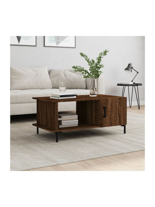 Rectangular Wooden Coffee Table Oak L90xW50xH40cm