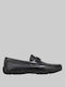 Men's Leather Moccasins Black