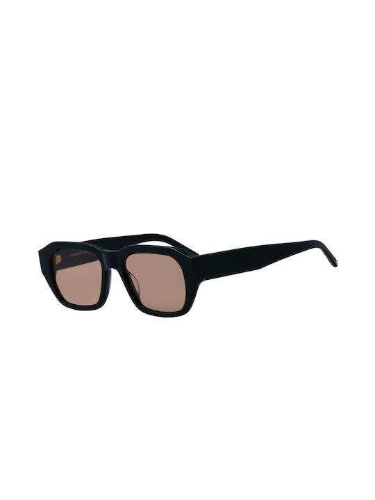 Common Sense Sunglasses with Black Plastic Frame and Yellow Gradient Lens CS008