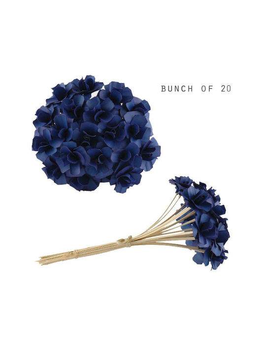 Synchronia Bouquet of Artificial Flowers Blue 1pcs