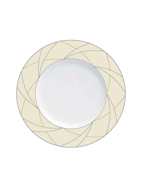Cryspo Trio Global Multicolour Porcelain Dinner...