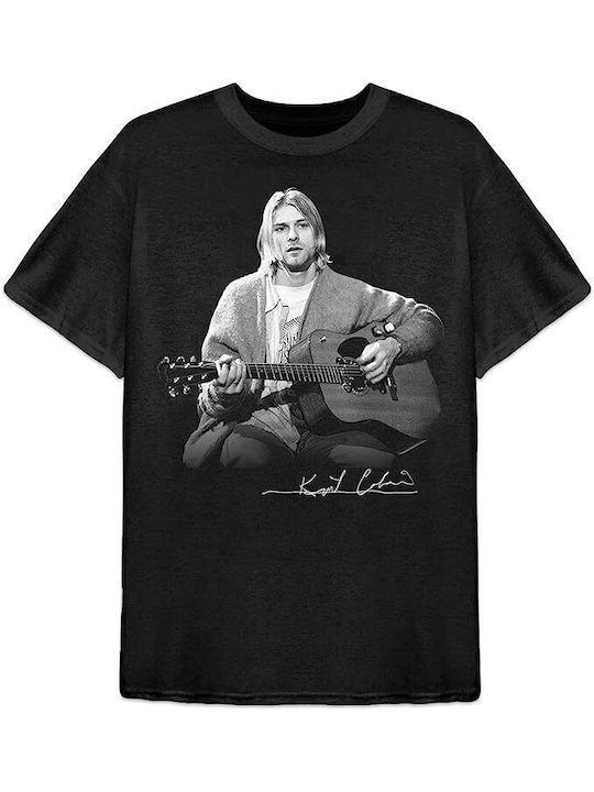 Pegasus Kurt Cobain Tricou Nirvana Negru