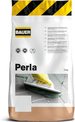 Bauer Perla 0-8mm Tile Joint Filler Acrylic Καφέ Ανοιχτό 2kg