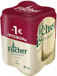 Fischer Pilsner Κουτί 4x500ml