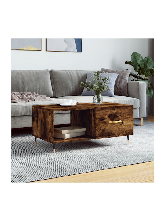 Rectangular Wooden Coffee Table Oak L90xW50xH40cm