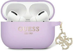 Guess Glitter Triangle Charm Θήκη Σιλικόνης σε ...
