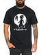 Pegasus Z T-shirt Ein Stück Schwarz