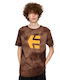 T-shirt Καφέ