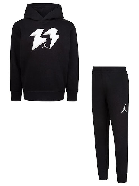 Jordan Kinder Sweatpants Set - Jogginganzug Schwarz 2Stück