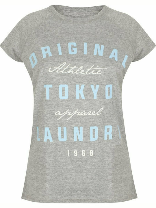 Tokyo Laundry Γυναικείο T-shirt Γκρι