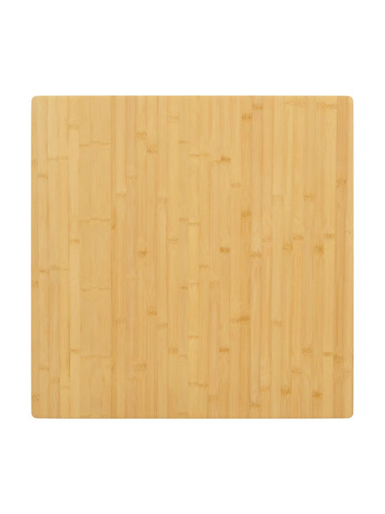 vidaXL Square Table Surface Bamboo in Brown Color 70x70x1.5cm 352695 1pcs